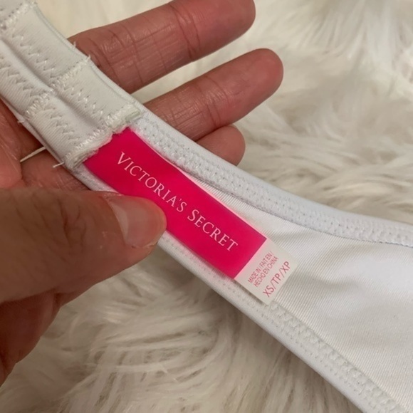 Victoria Secret White Bandeau Bikini Top XS - Picture 5 of 6